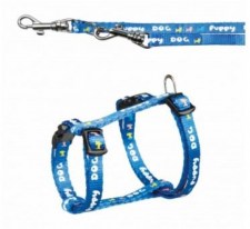 tr-dogbows-puppy-harness-leash-blue
